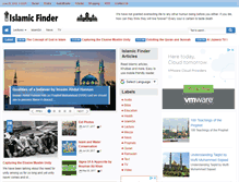 Tablet Screenshot of islamicfinder.info